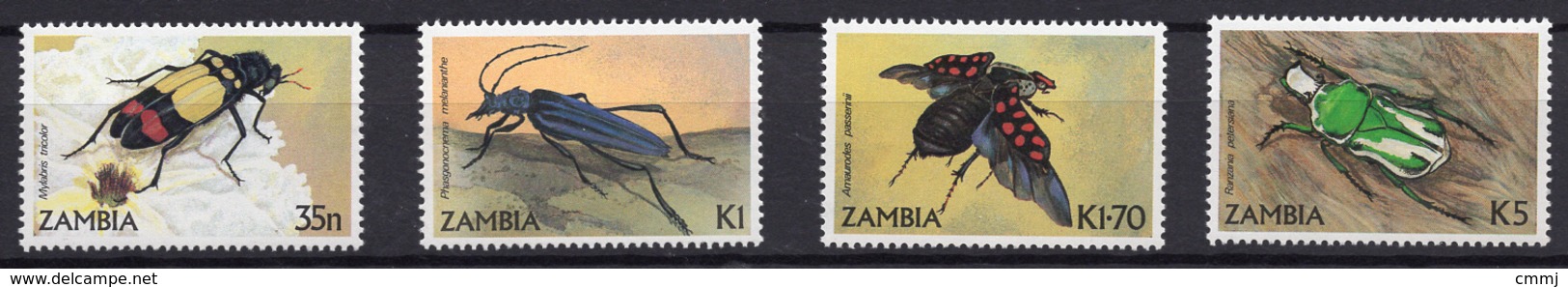 1983 - ZAMBIA -  Mi. Nr. 349-352 - NH - (UP.207.32) - Zambia (1965-...)