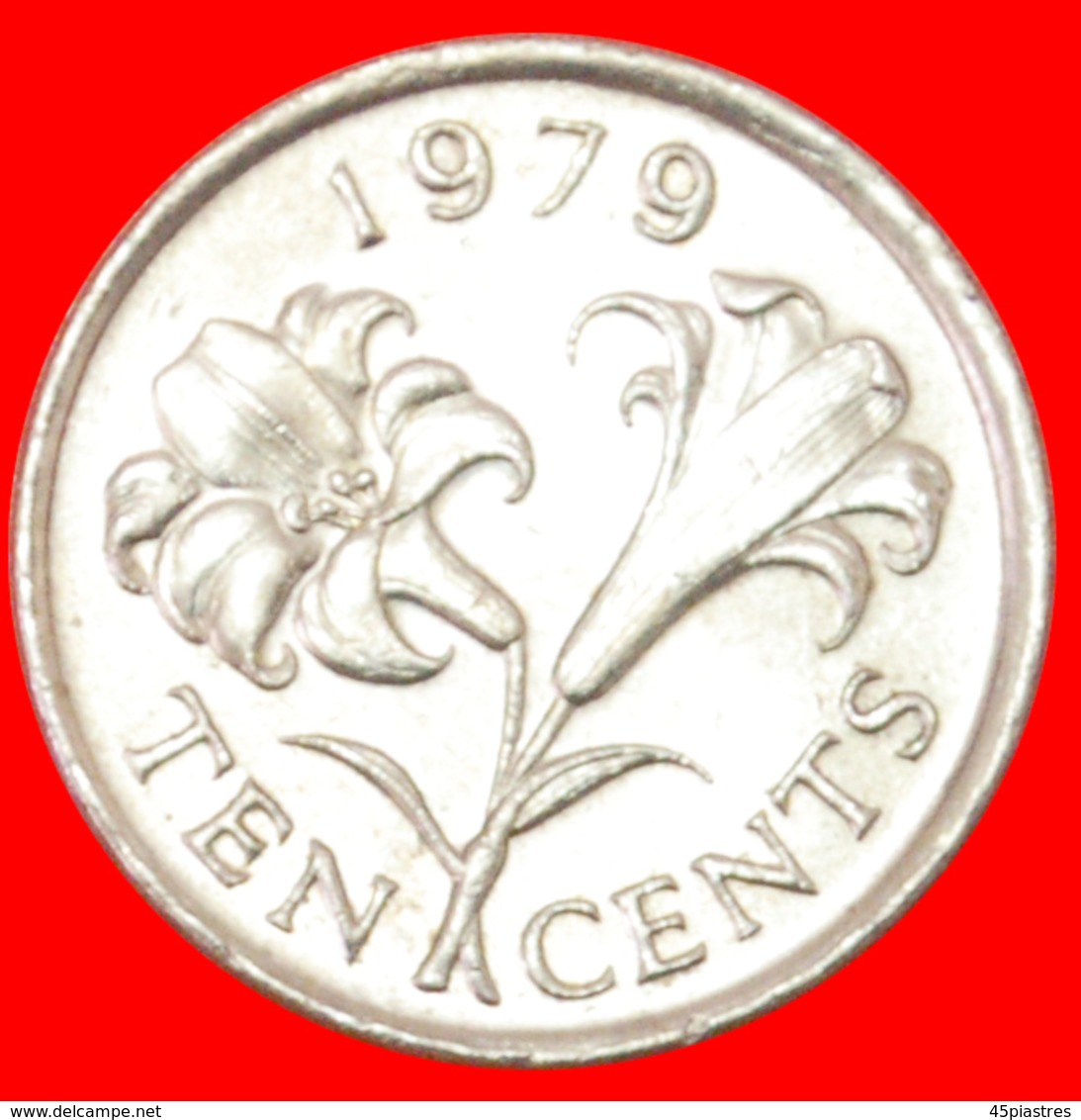 # FLOWER (1970-1985): BERMUDA ★ 10 CENTS 1979! LOW START ★ NO RESERVE! - Bermuda