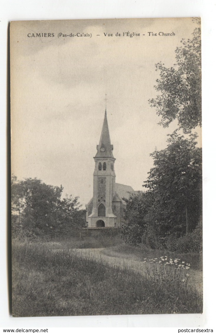 Camiers (62) - Vue De L'Église - CPA - Other & Unclassified