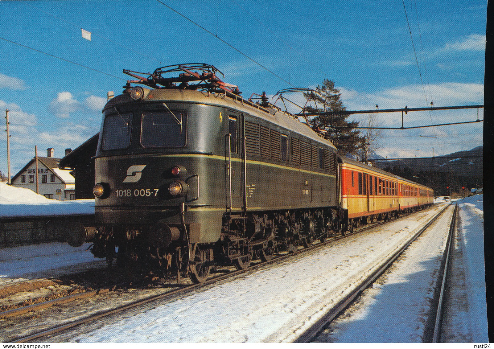 OBB, Electric Express Locomotive  1018.005-7 - Eisenbahnen