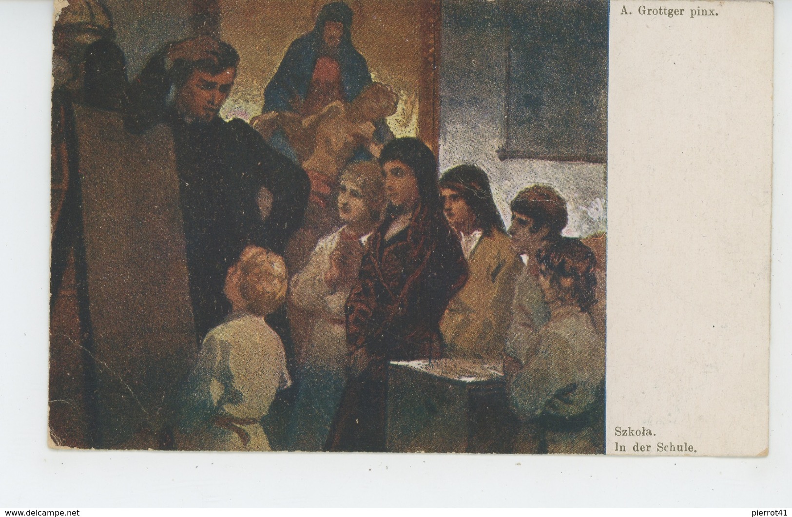 POLOGNE - POLEN - POLSKA - TABLEAUX - "In Der Schule" - Par ARTUR GROTTGER - Pologne