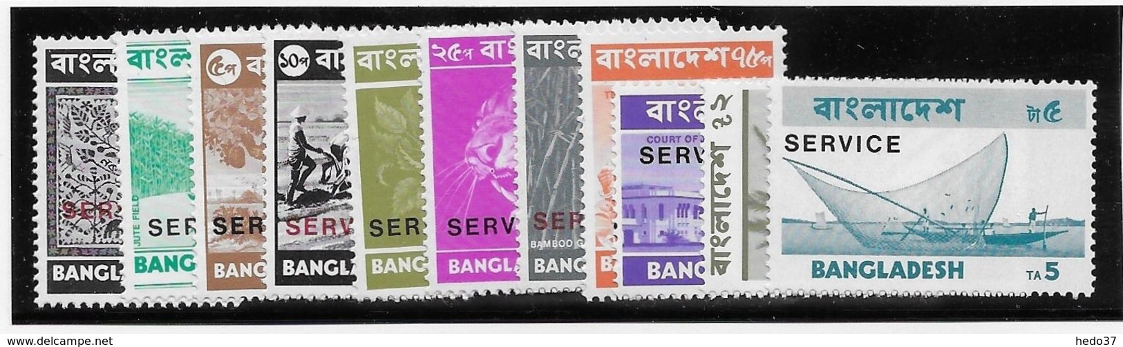 Bangladesh Service N°1/11 - Neufs ** Sans Charnière - TB - Bangladesh