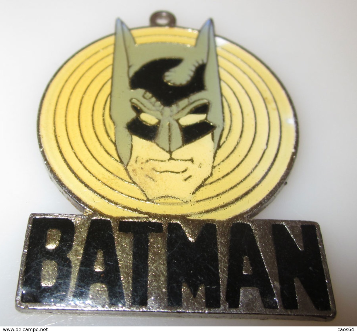 BATMAN CIONDOLO VINTAGE  Ø  3,5 Cm.  METAL - Batman