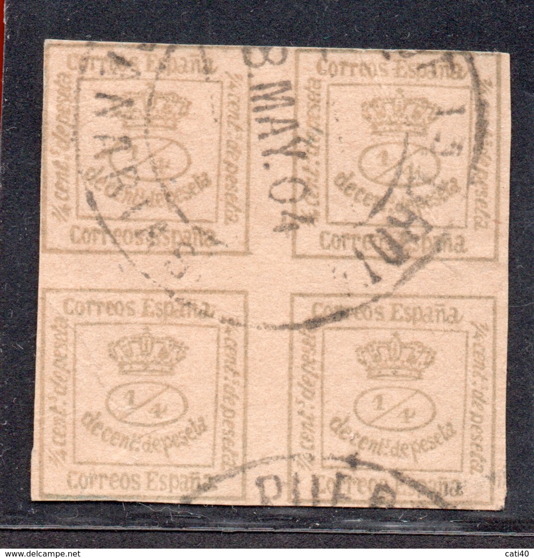 SPAGNA 1874  10 C. - Unused Stamps