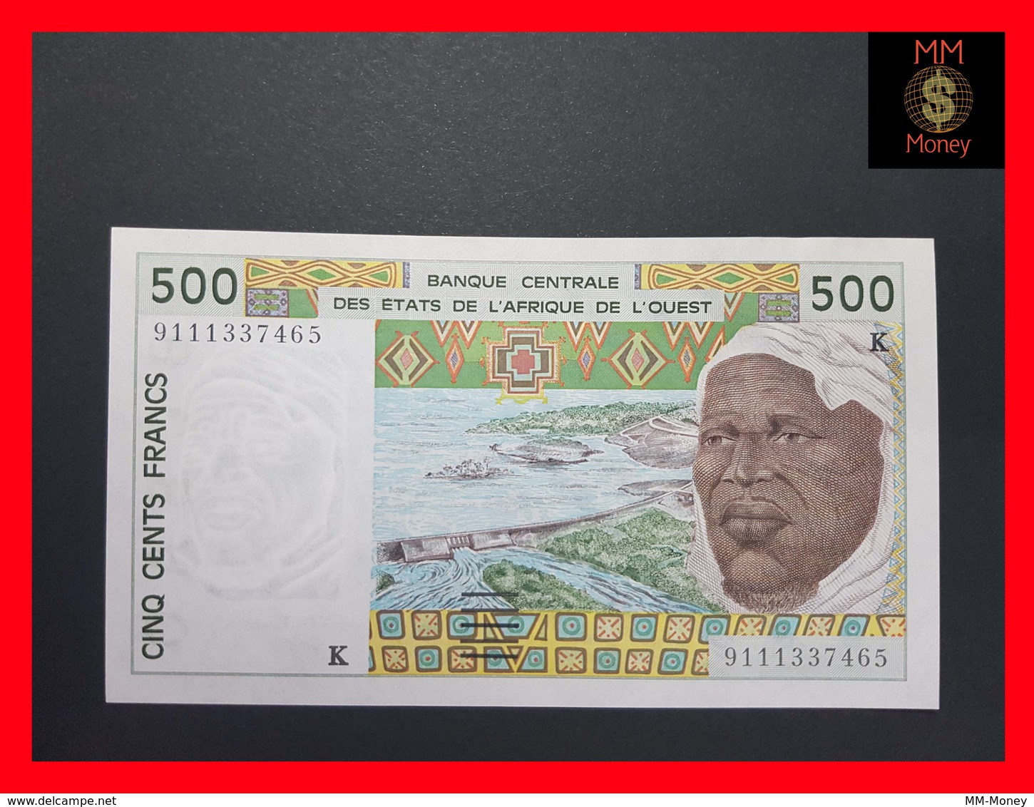 Senegal  500 Francs  1991  WAS    P. 710 K  UNC - Senegal