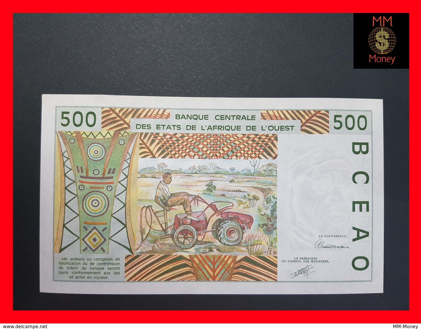 Senegal  500 Francs  1991  WAS    P. 710 K  UNC - Sénégal