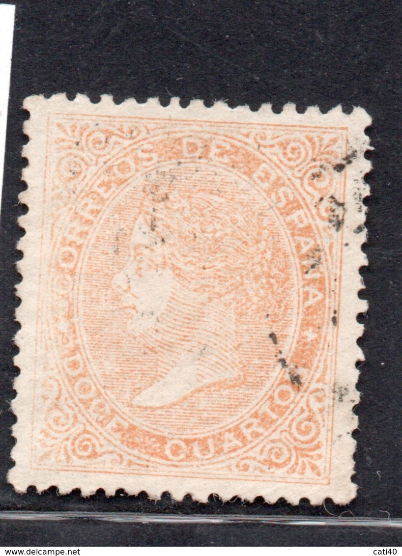 SPAGNA 1867  Doce Quarto - Unused Stamps