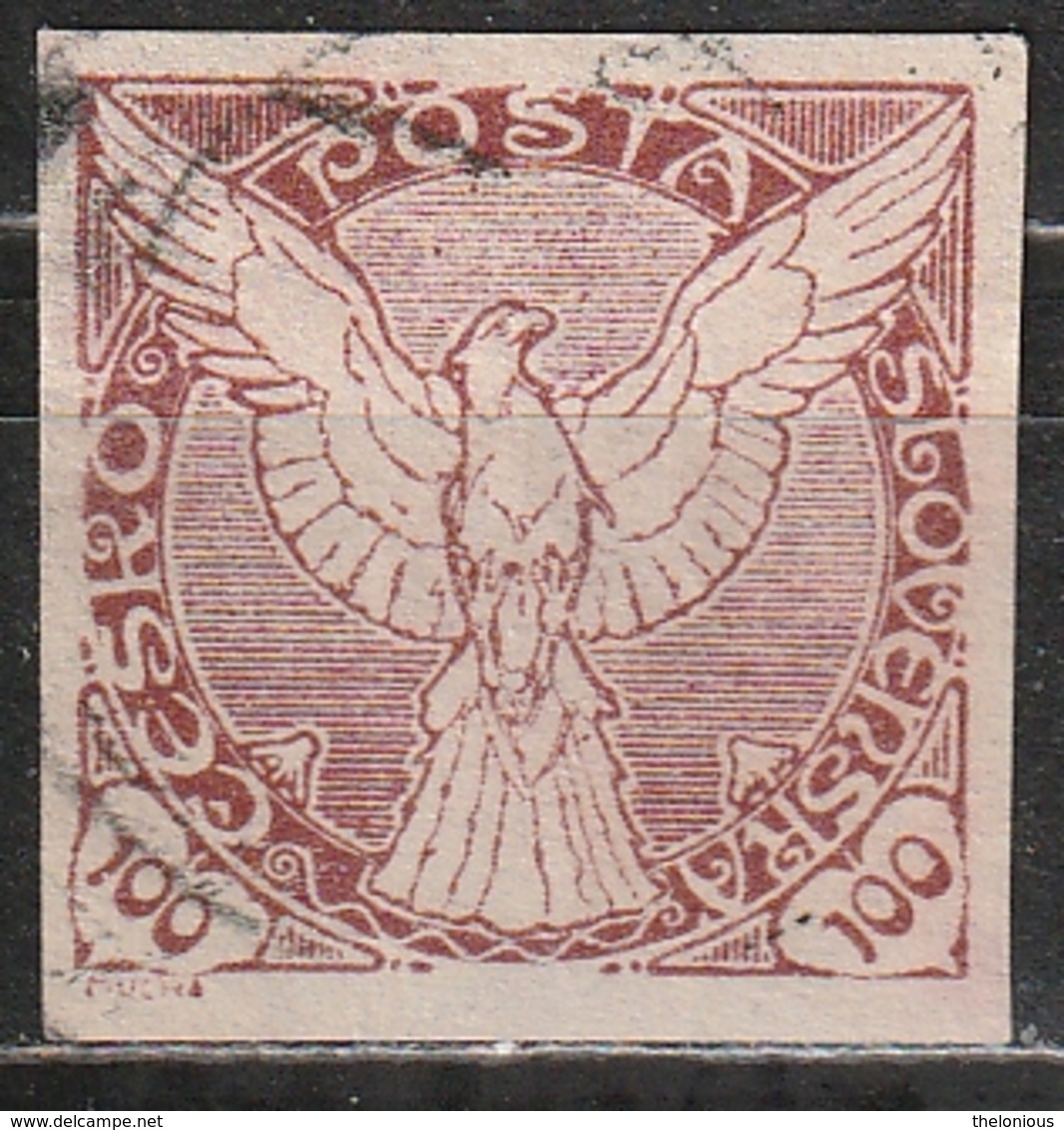 # Cecoslovacchia 1920 Sokol V Letu - Windhover - Francobolli Per Giornali - Animali (Fauna) | Animali Stilizzati - Newspaper Stamps