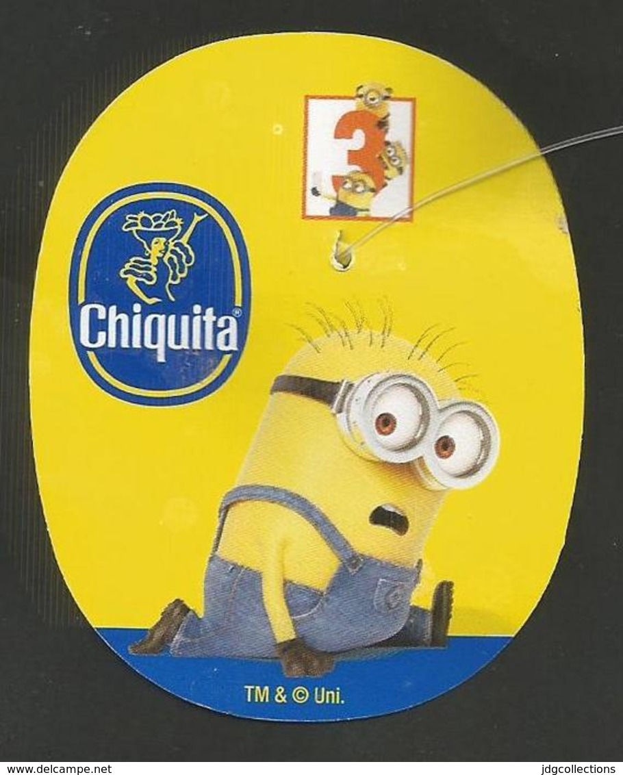 # PINEAPPLE CHIQUITA DESPICABLE ME 3 (Minions, Type 2) Fruit Tag Balise Etiqueta Anhanger Costa Rica Ananas Pina - Fruits & Vegetables