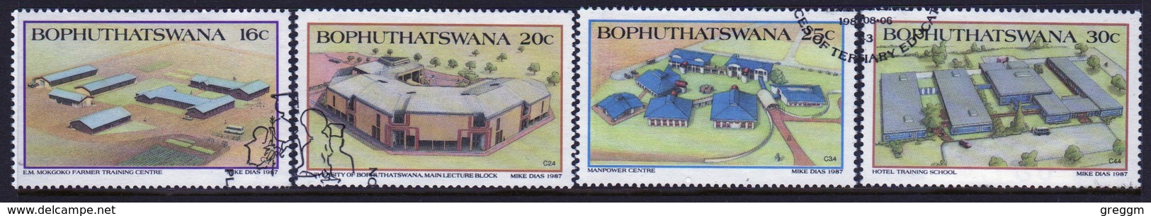 Bophuthatswana Set Of Stamps Celebrating Tertiary Education From 1987. - Bophuthatswana