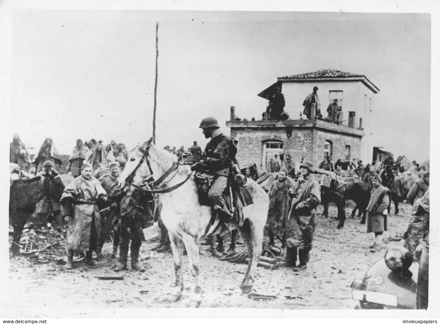 La France Sous Le Régime De Vichy . Combats En Gréce ,  Prisonniers Anglais écossais Et Grecs - War, Military