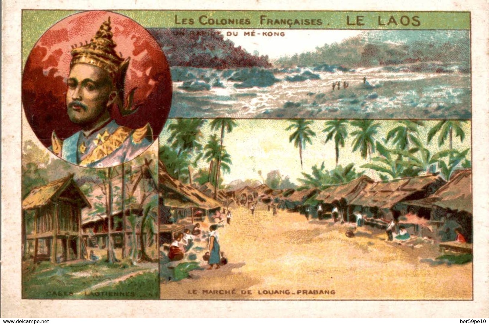 CHROMO  LES COLONIES FRANCAISES  LE LAOS - Other & Unclassified