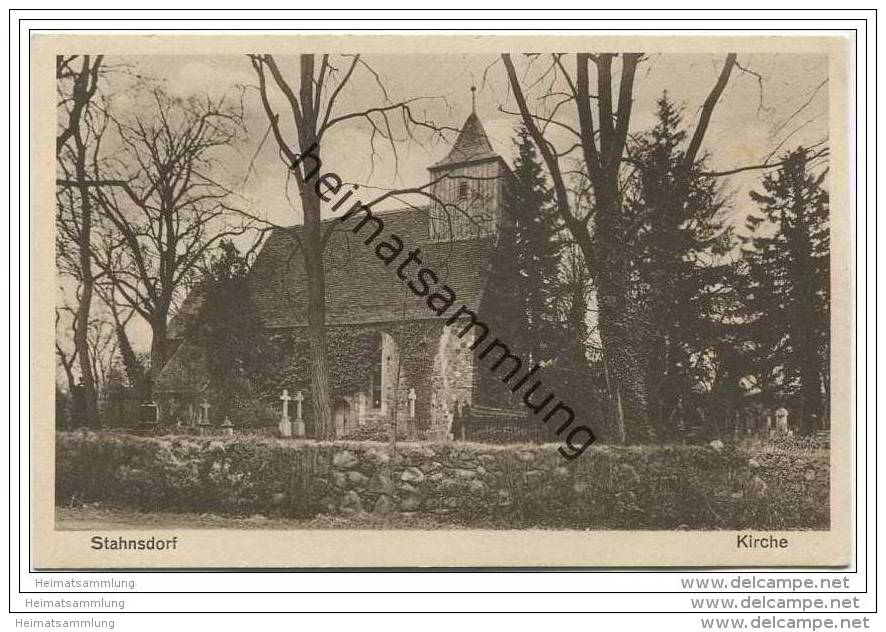 Stahnsdorf - Kirche Ca. 1930 - Stahnsdorf