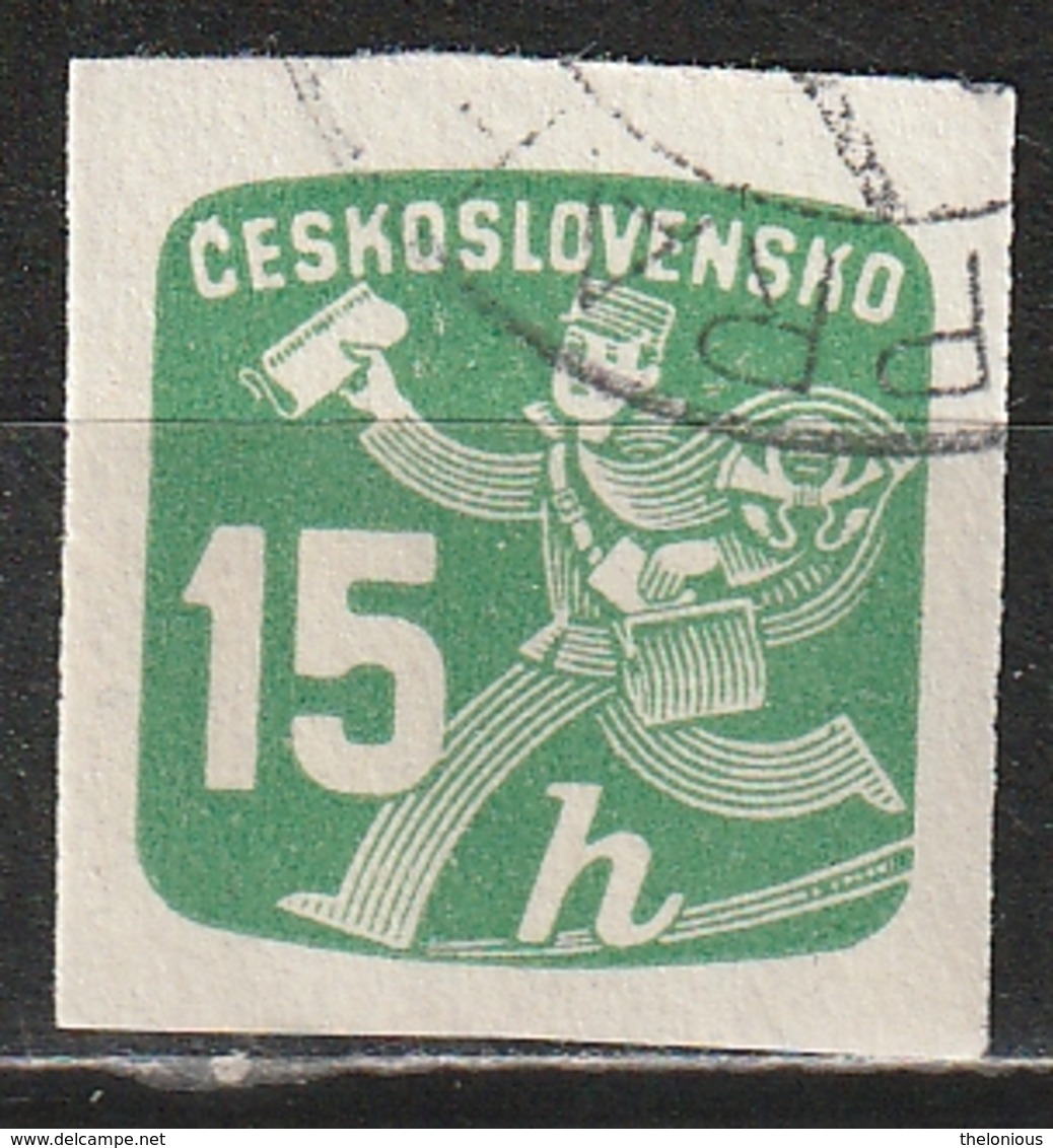 # Cecoslovacchia 1945 Postman - Figure / Persone Stilizzate | Postini - Newspaper Stamps