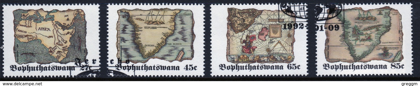 Bophuthatswana Set Of Stamps Celebrating Old Maps 2nd Series From 1992. - Bophuthatswana