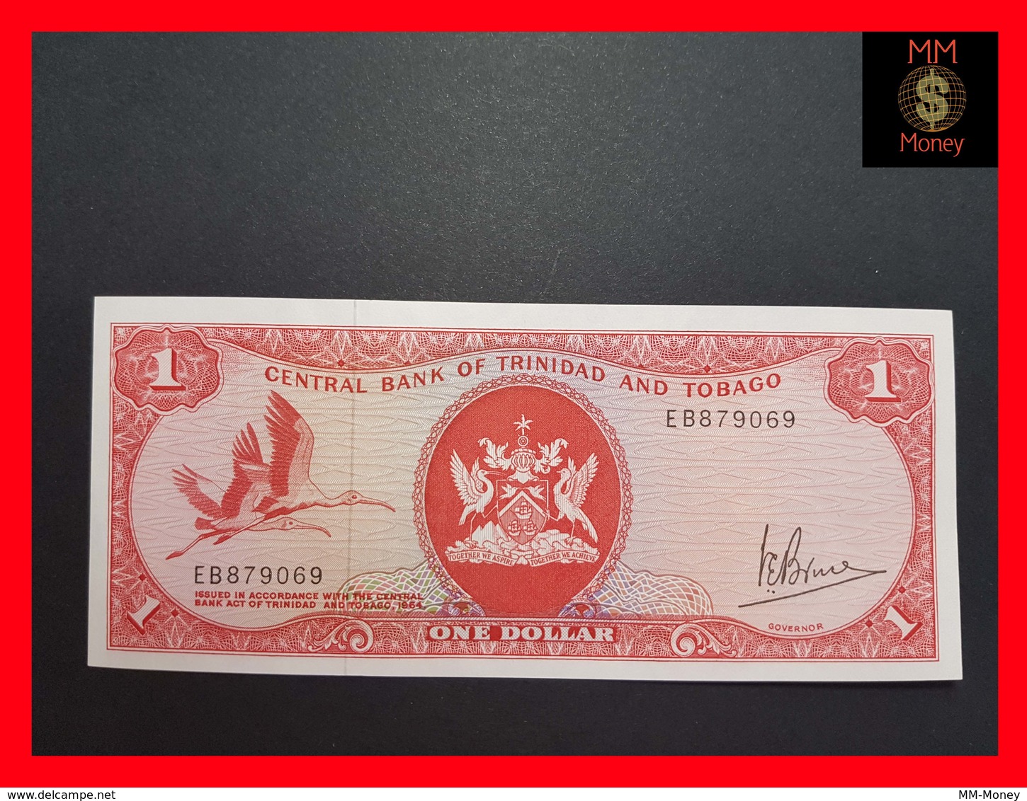 Trinidad & Tobago  1 $ 1977 P. 30 A UNC - Trinidad & Tobago