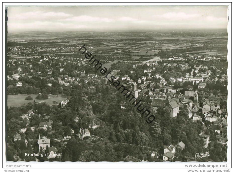 Kronberg Im Taunus - Luftbild - Foto-AK - Kronberg