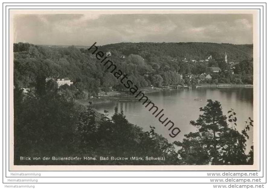 Bad Buckow - Blick Von Der Bollersdorfer Höhe - Foto-AK 30er Jahre - Buckow