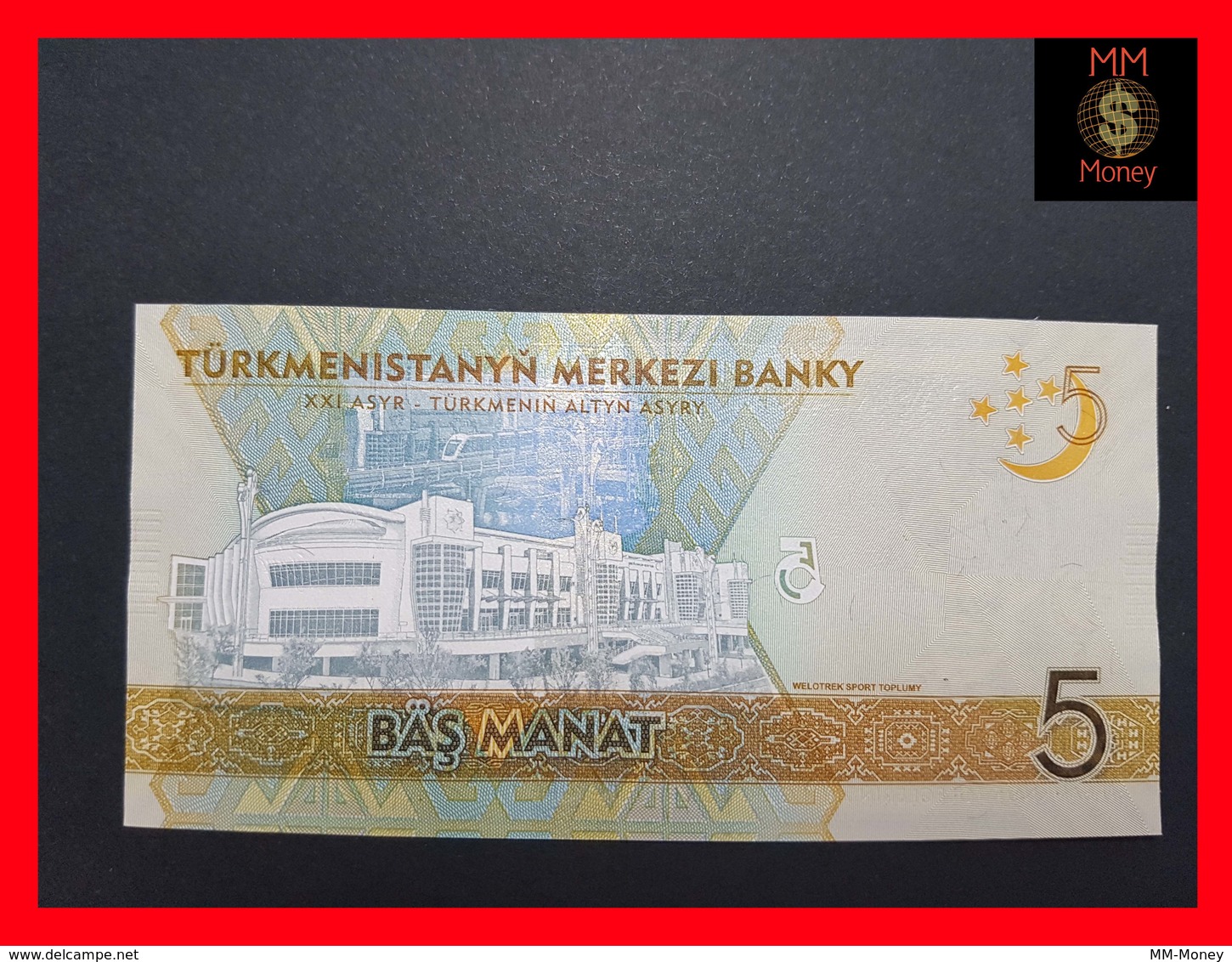 Turkmenistan  5 Manat  2017  P. NEW  *COMMEMORATIVE* - Turkménistan