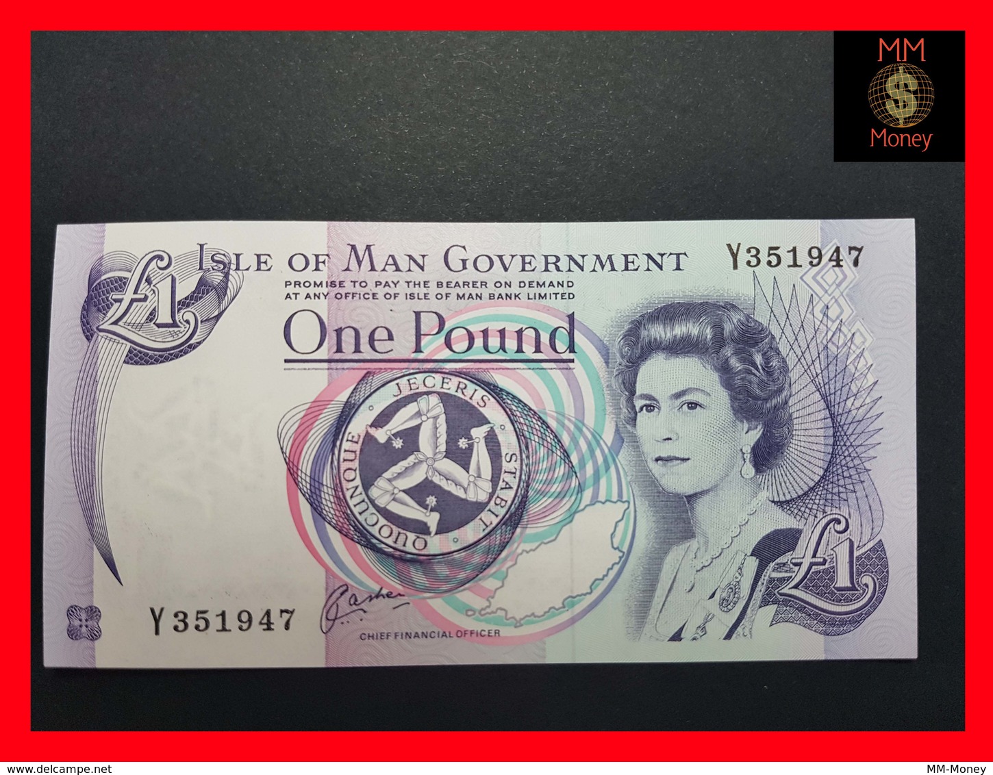 Isle Of Man / Channel Island 1 £  1991  P. 40 B UNC - 1 Pound