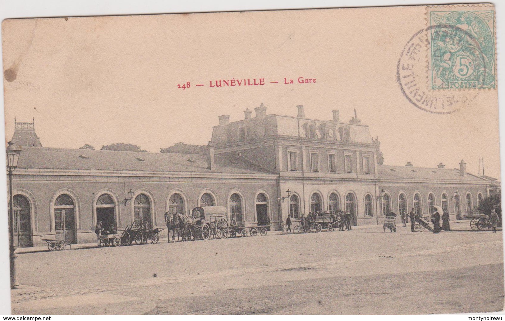 Meurthe  Et  Moselle :  LUNEVILLE  :  La  Gare - Luneville