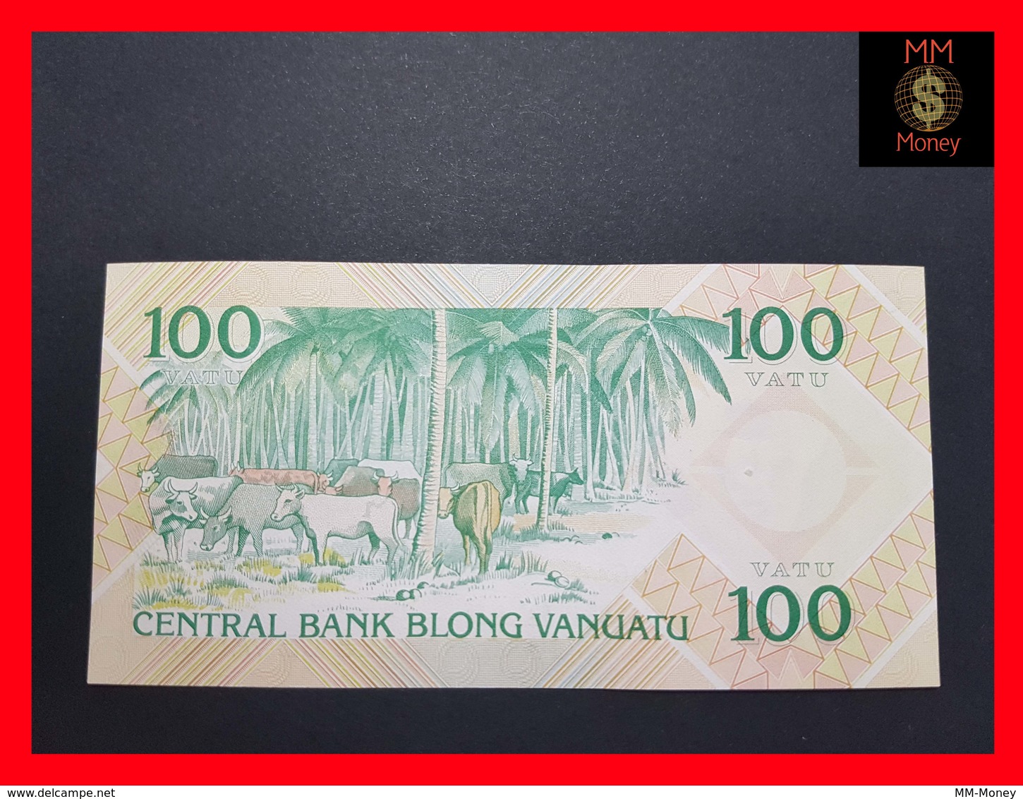 Vanuatu   100 Vatu 1982  P. 1  "low Serial 000644"    UNC - Vanuatu