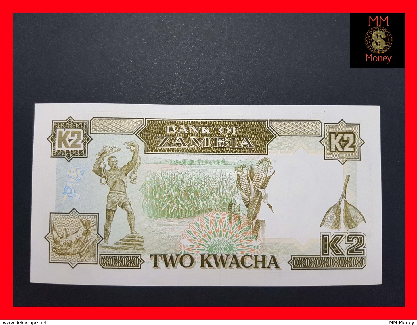 Zambia  2 Kwacha 1989 P. 29 UNC 7.00 - Zambie