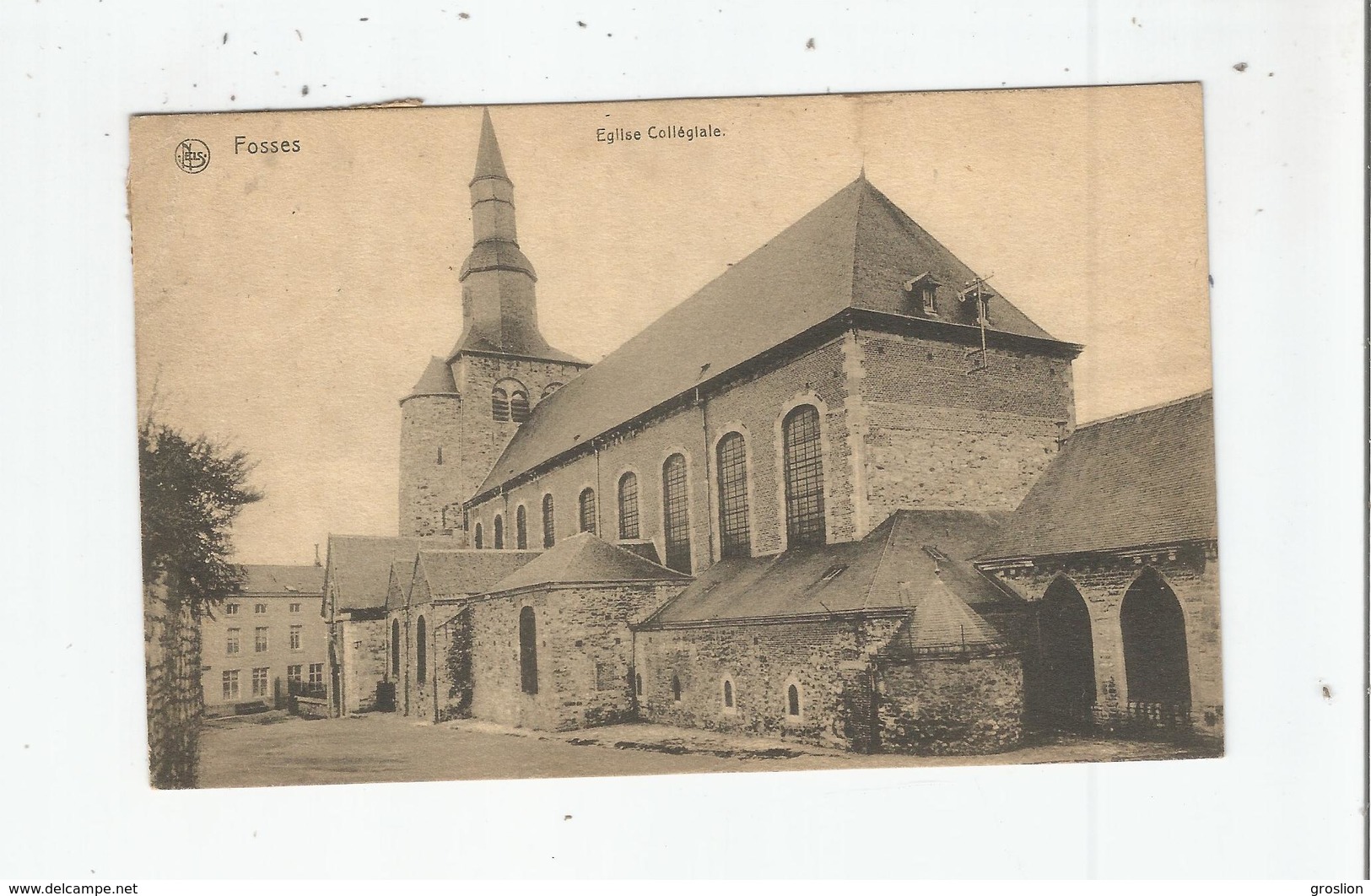 FOSSES EGLISE COLLEGIALE 1919 - Fosses-la-Ville