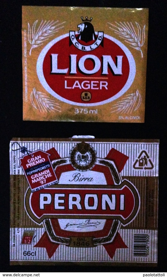 Used Beer Label. Birra- Lot Of 39 Labels As Per Pictures. - Beer