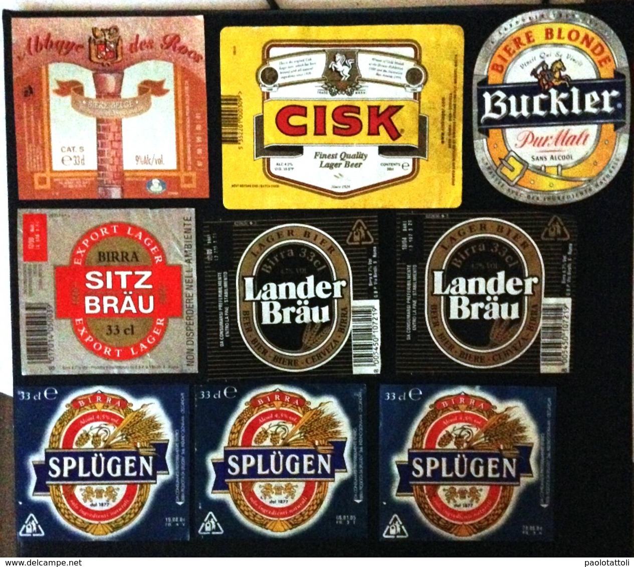 Used Beer Label. Birra- Lot Of 39 Labels As Per Pictures. - Beer