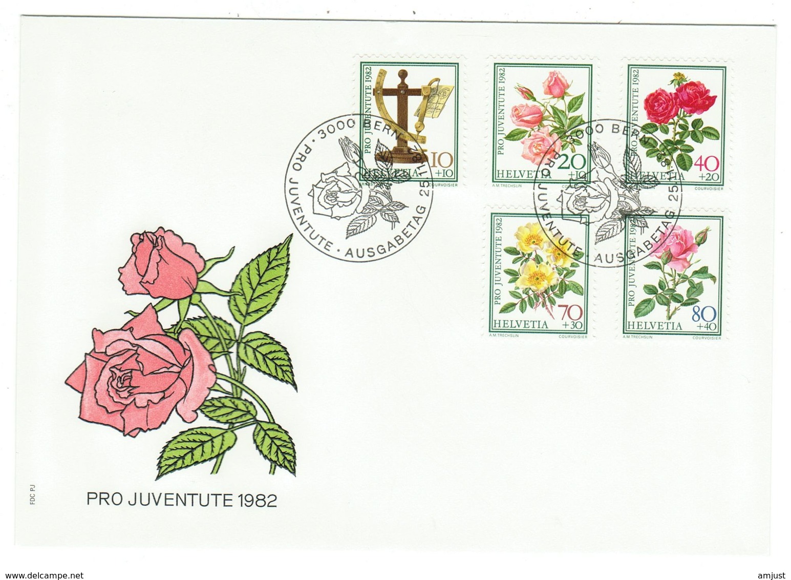 Suisse // Pro- Juventute / FDC / Lettre 1er Jour Série 1982 - Lettres & Documents