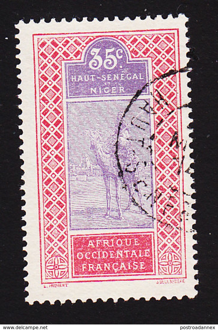 Upper Senegal And Niger, Scott #27, Used, Camel With Rider, Issued 1914 - Oblitérés