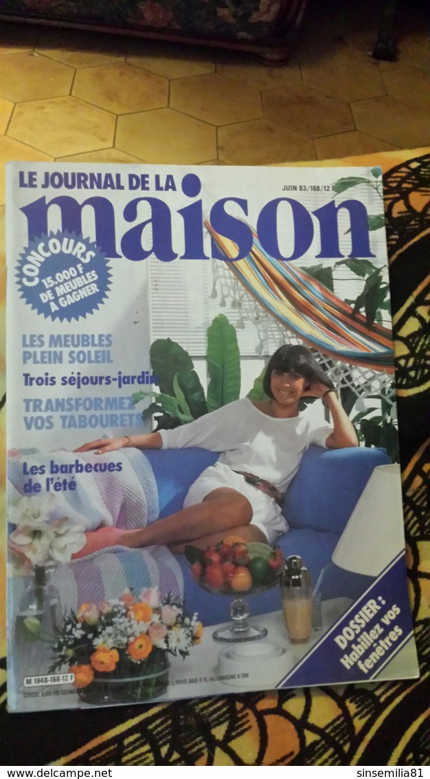 Le Journal De La Maison 168 - Provence Tabouret Brocante Barbecue Rideau Meuble Jardin Pub - House & Decoration