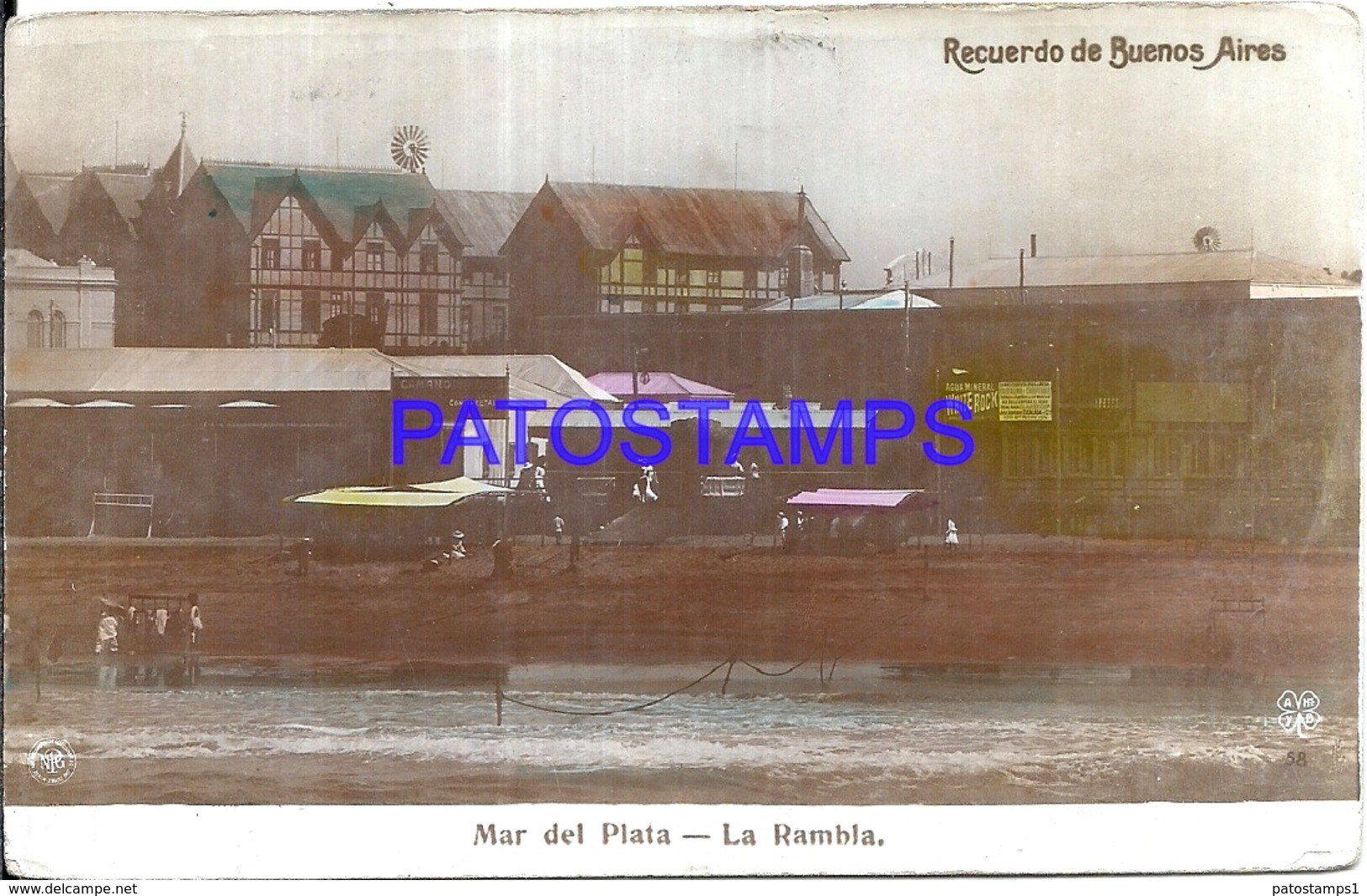 97721 ARGENTINA MAR DEL PLATA LA RAMBLA MILL MOLINO ED MICHELI POSTAL POSTCARD - Fotografia