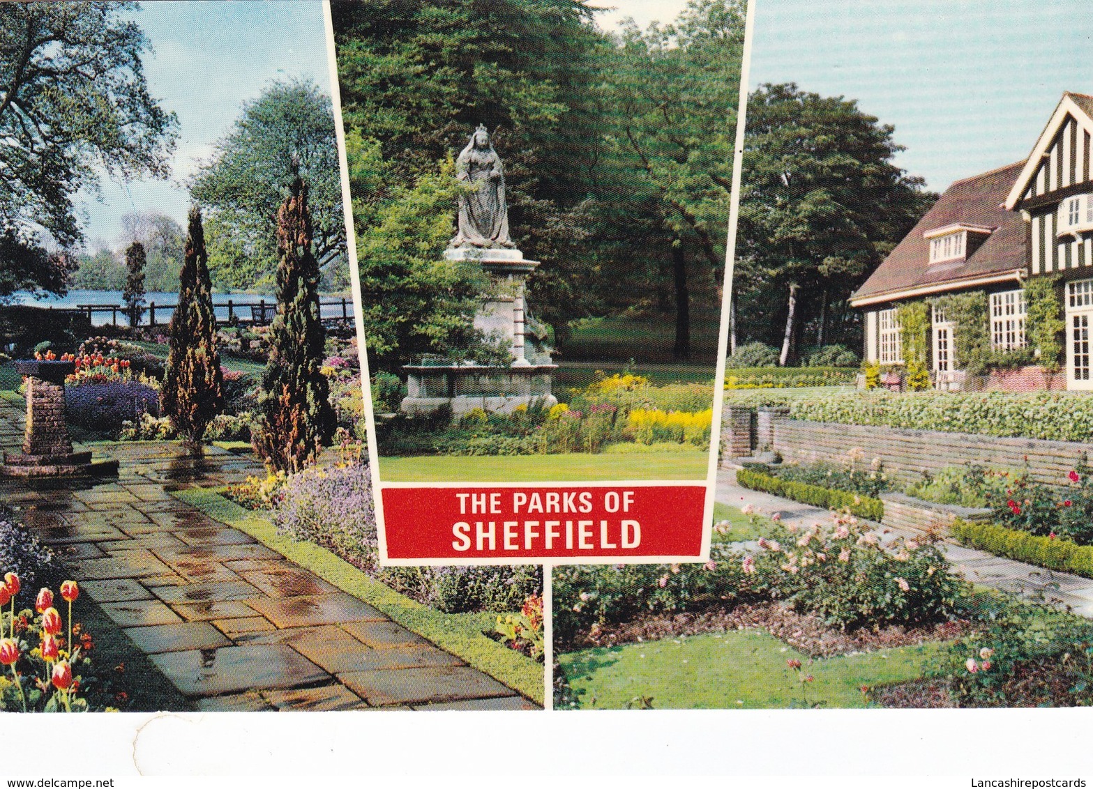 Postcard The Parks Of Sheffield [ Endcliffe Beauchief And Graves ] Yorkshire My Ref  B12366 - Sheffield