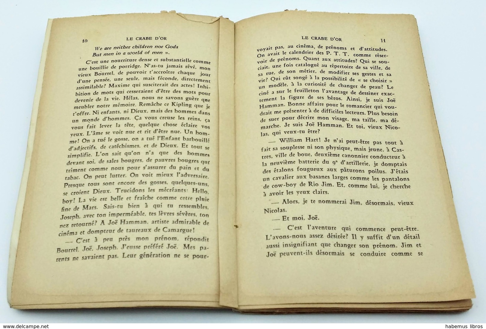 Le Crabe D'Or / Albert Poujol. - Béziers : Le Gay Sçavoir, S.d. [1927] - 1901-1940