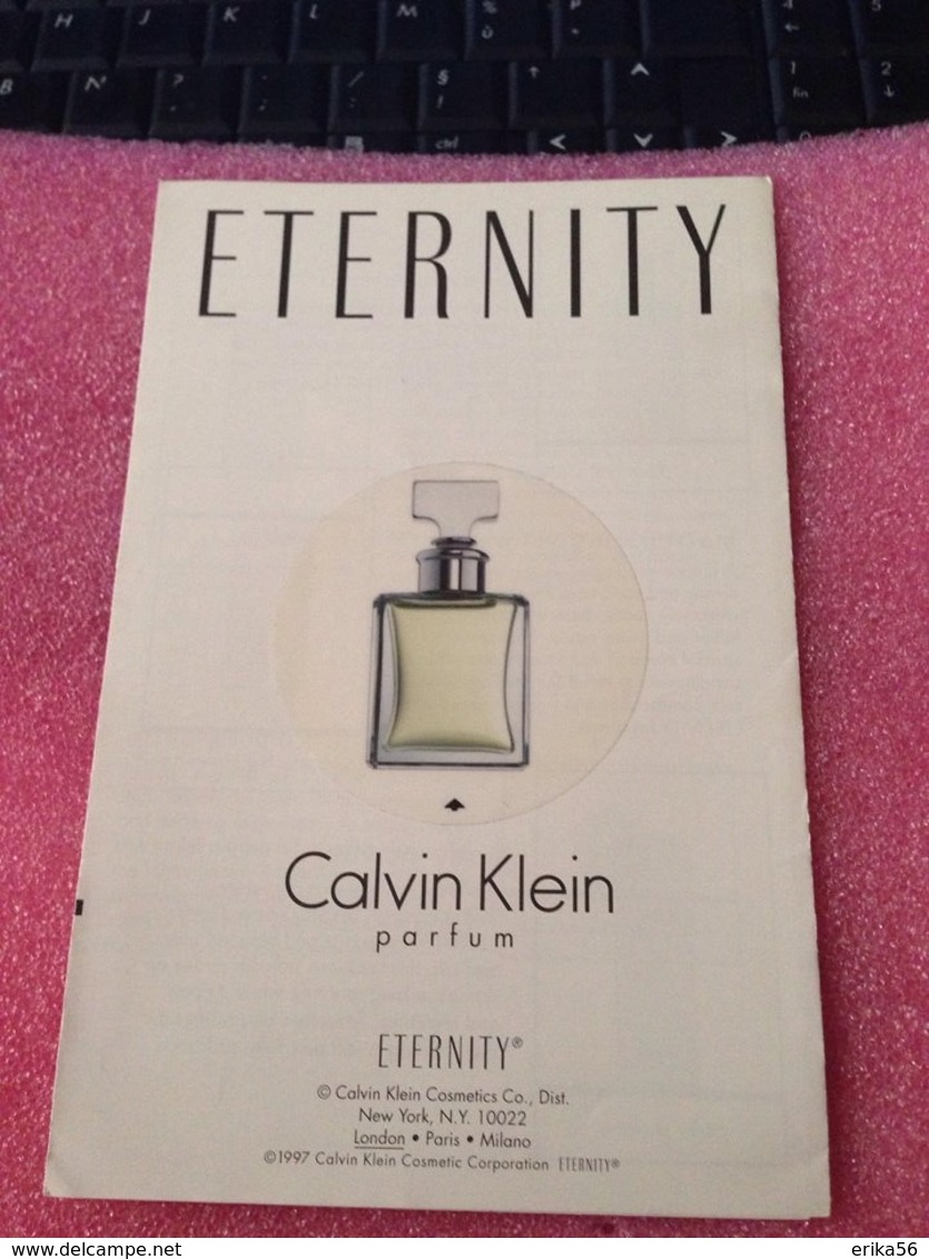 ETERNITY CALVIN KLEIN  Livret - Modern (from 1961)