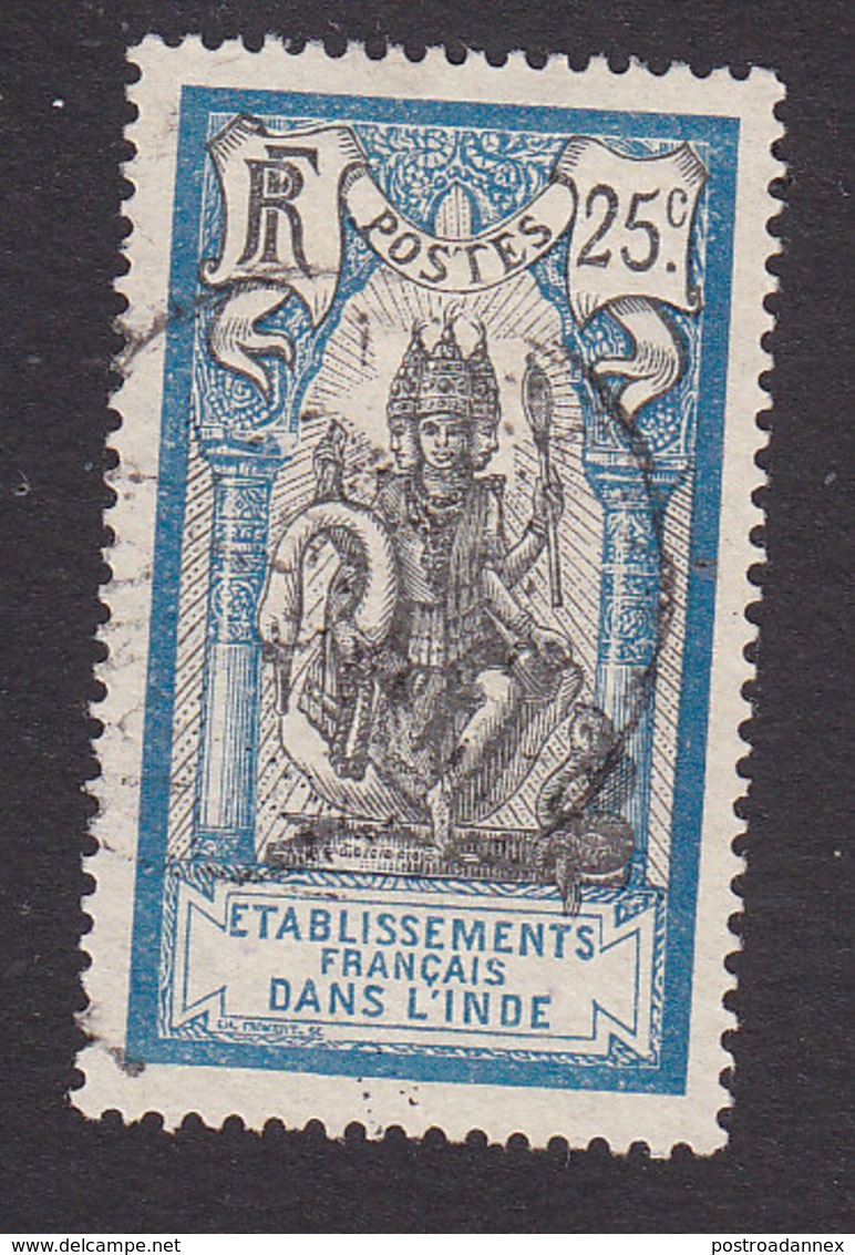French India, Scott #36, Used, Brahma, Issued 1914 - Used Stamps