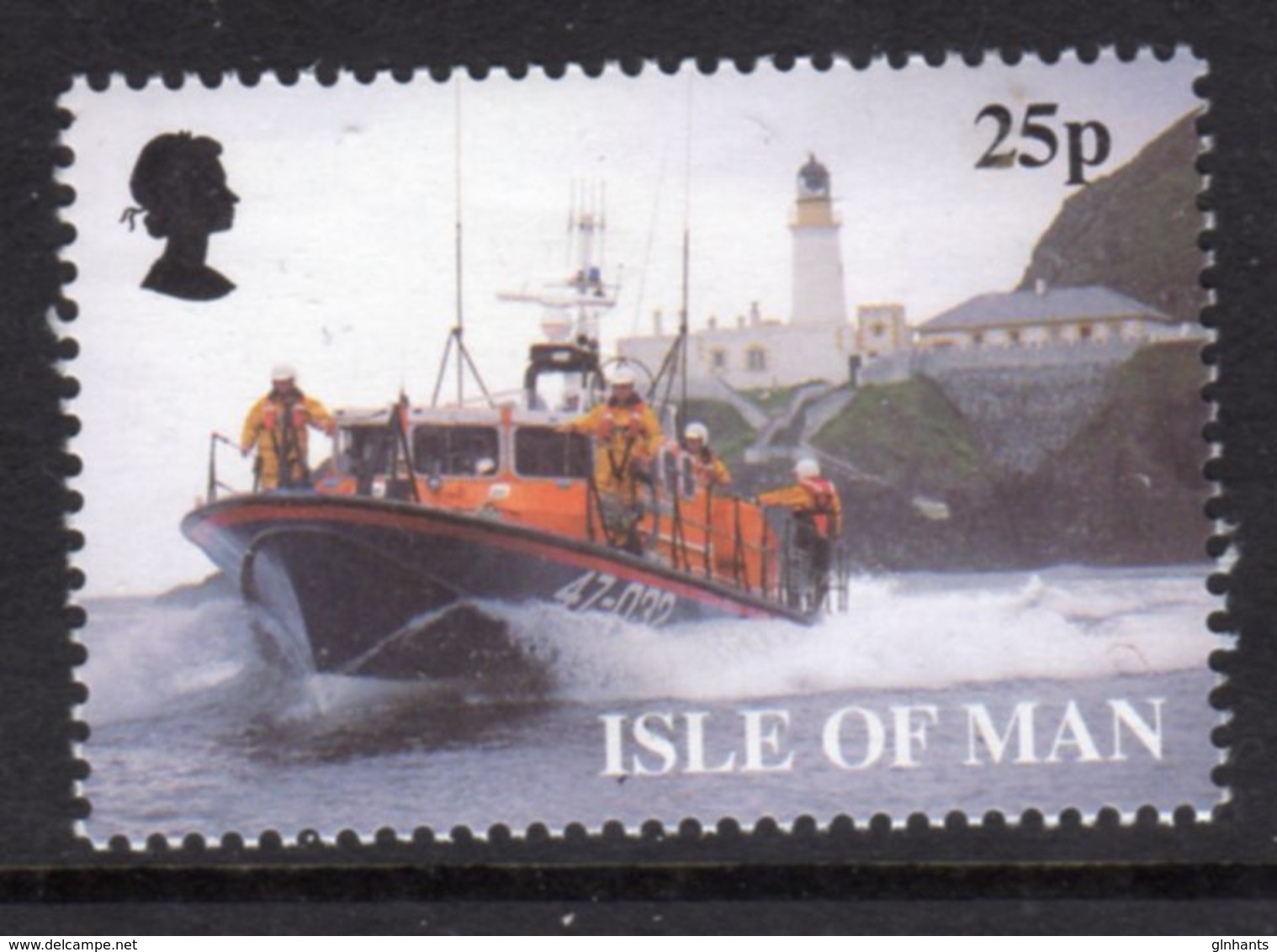 GB ISLE OF MAN IOM - 1999 RNLI ANNIVERSARY 25p STAMP FINE MNH ** SG 833 - Isle Of Man