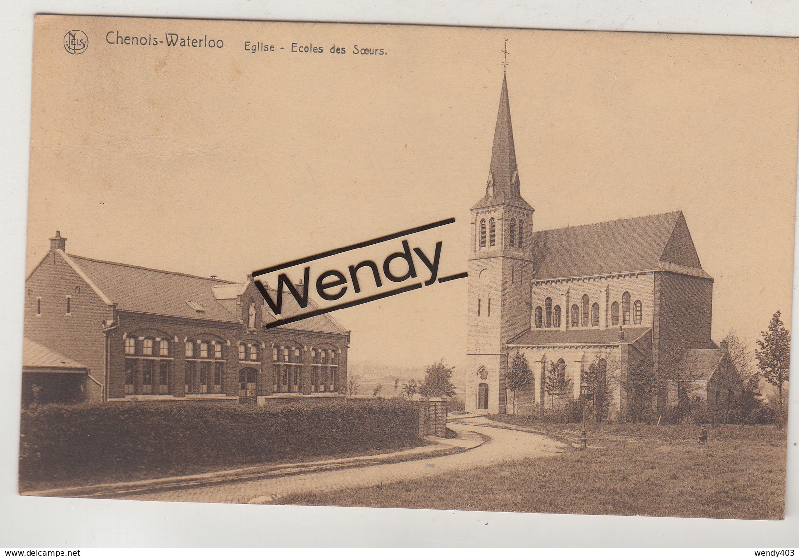 Chenois-Waterloo (l'eglise - école Des Soeurs) - Waterloo