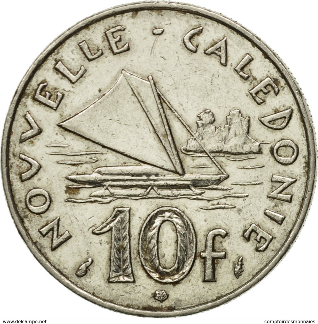 Monnaie, Nouvelle-Calédonie, 10 Francs, 1991, Paris, TTB, Nickel, KM:11 - Nieuw-Caledonië