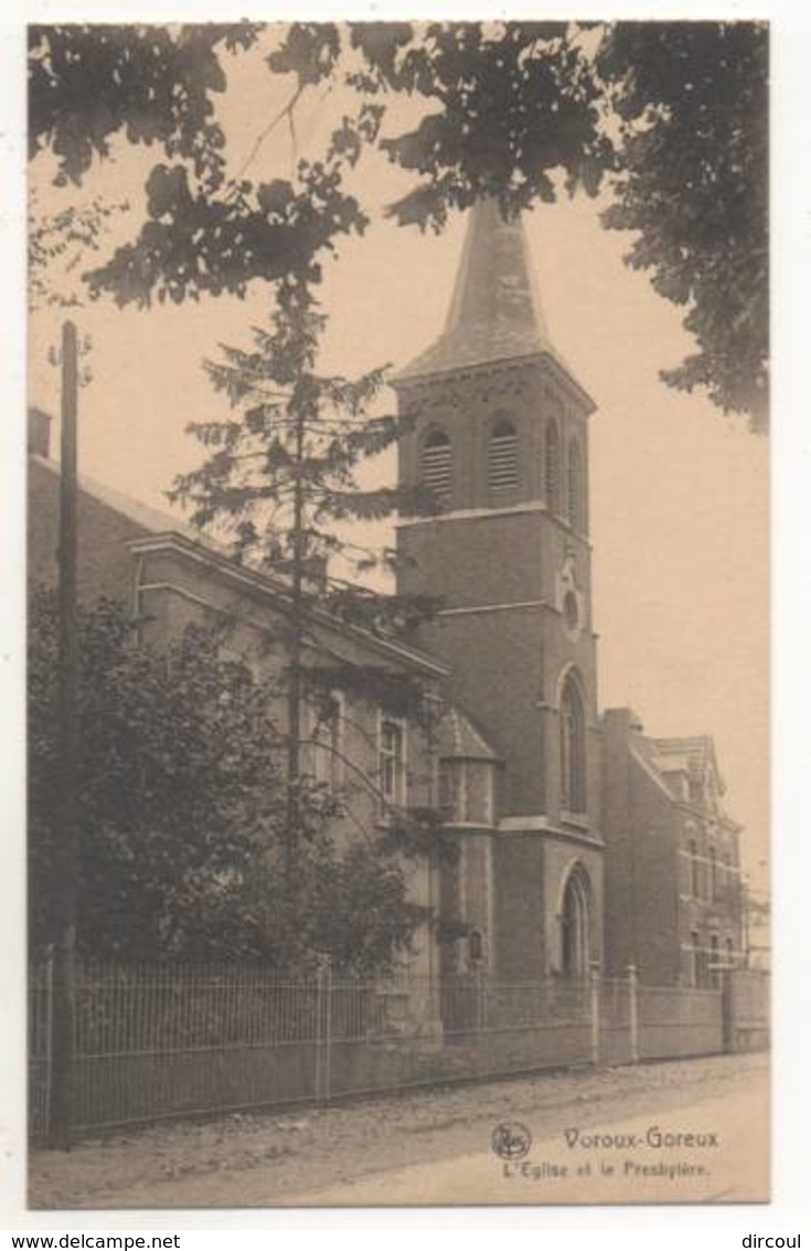 38928  -  Voroux  -  Goreux  L'église Et Le Prebytère - Fexhe-le-Haut-Clocher