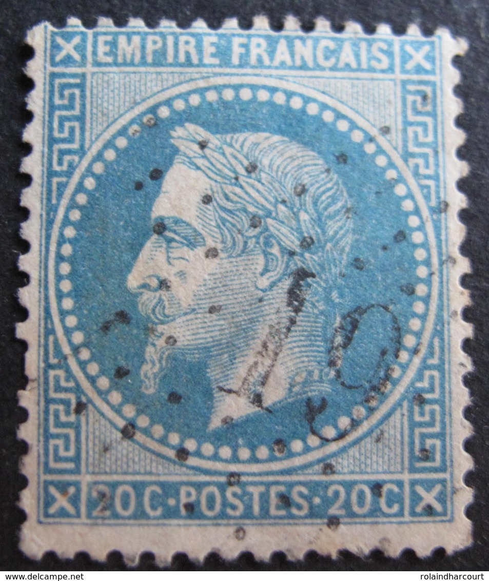 R1861/668 - NAPOLEON III Lauré N°29B - ETOILE N°19 De PARIS - Cote : 8,00 € - 1863-1870 Napoléon III Lauré