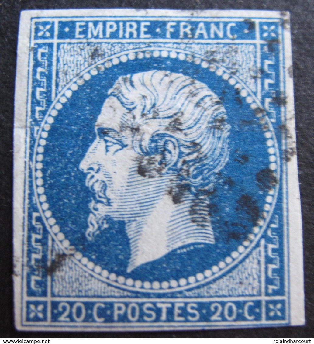 R1530/87 - NAPOLEON III N°14Aa Bleu Foncé - 1853-1860 Napoléon III