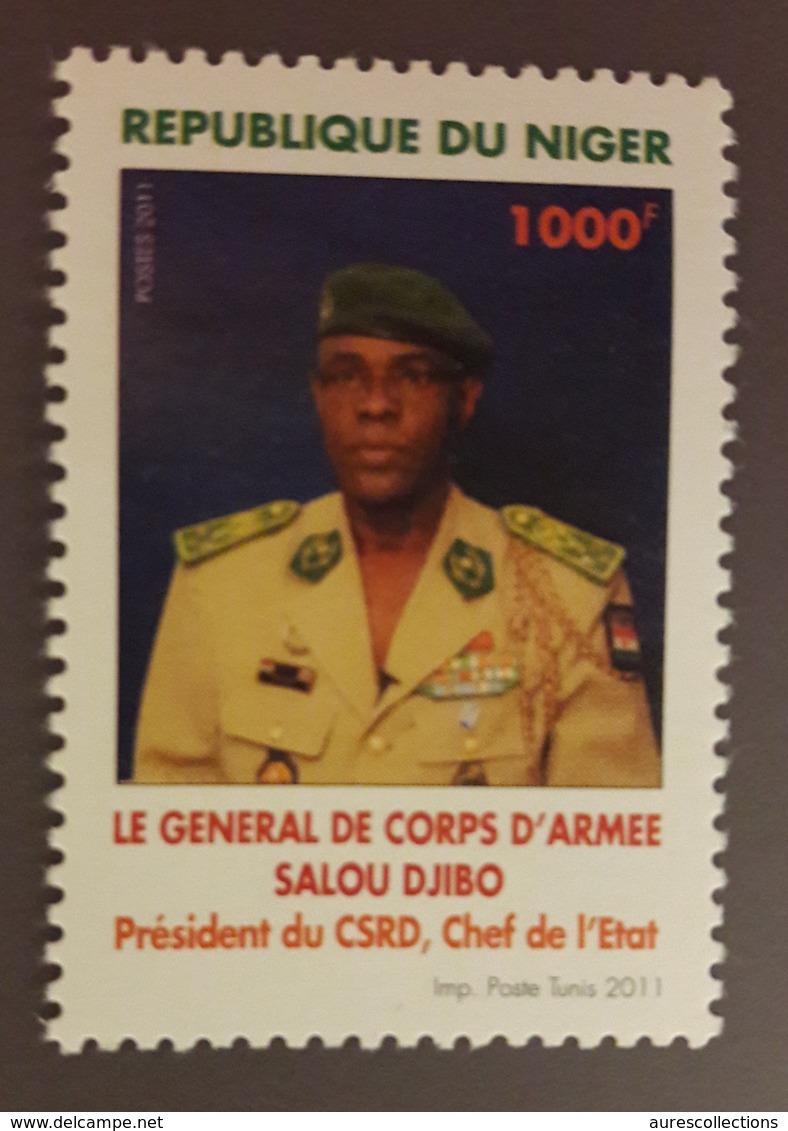 NIGER 2011 GENERAL SALOU DJIBO PRESIDENT YVERT YT 1687 MICHEL Mi 2020  MNH ** RARE - Niger (1960-...)