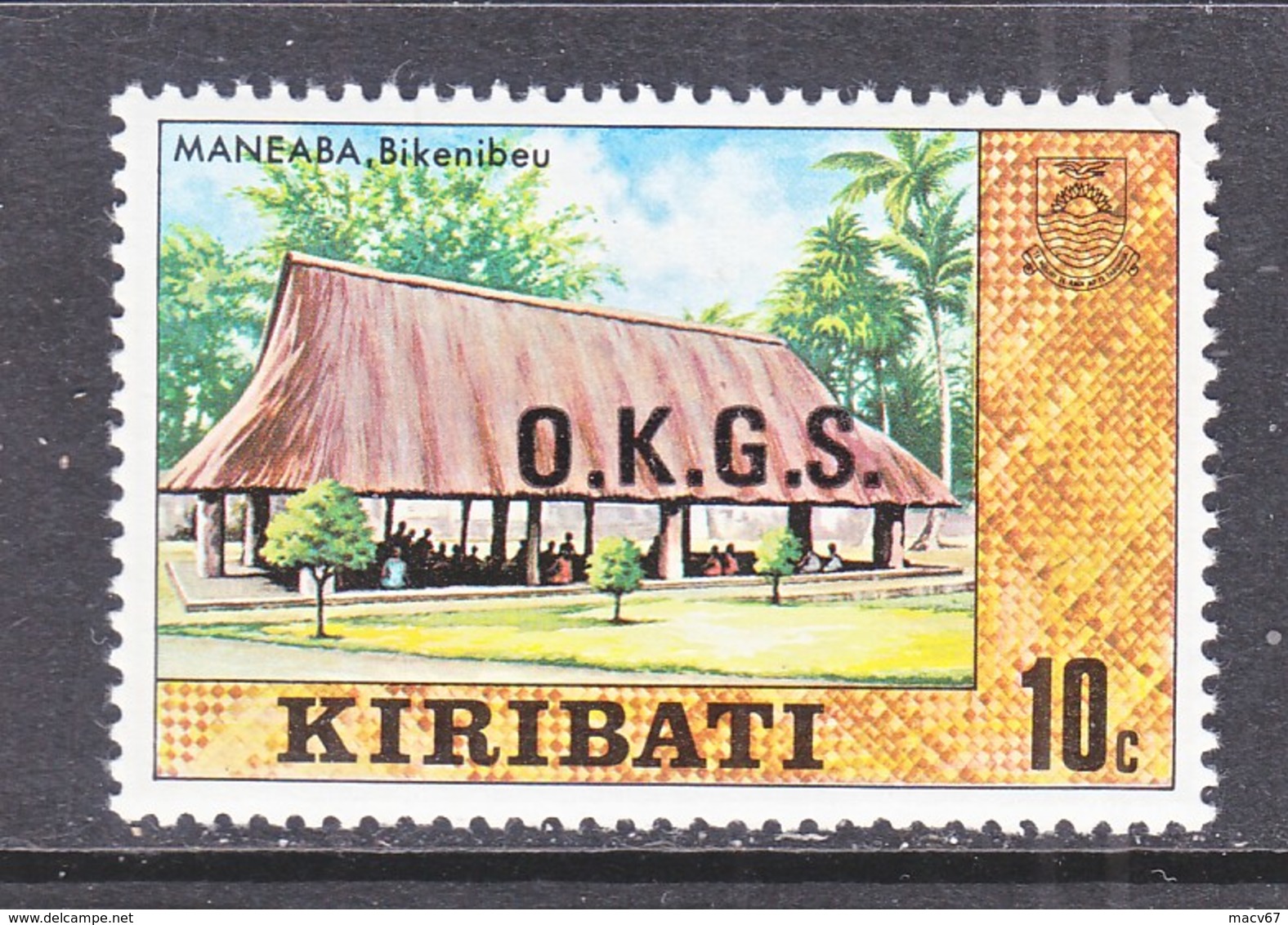 KIRIBATI  O 5   **  ASSEMBLY  HOUSE - Kiribati (1979-...)