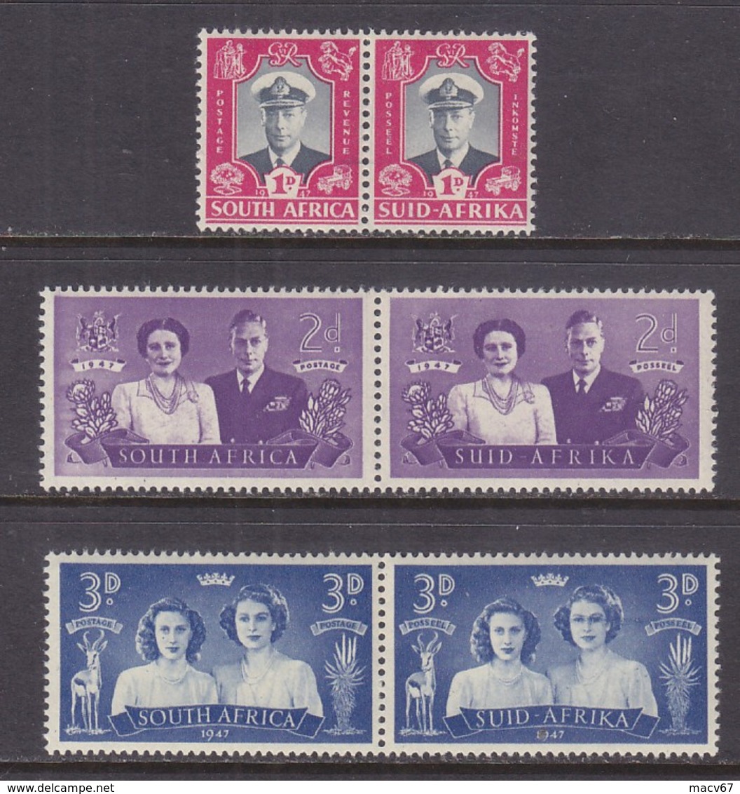 SOUTH  AFRICA  103-5  **   ROYAL  VISIT - Unused Stamps