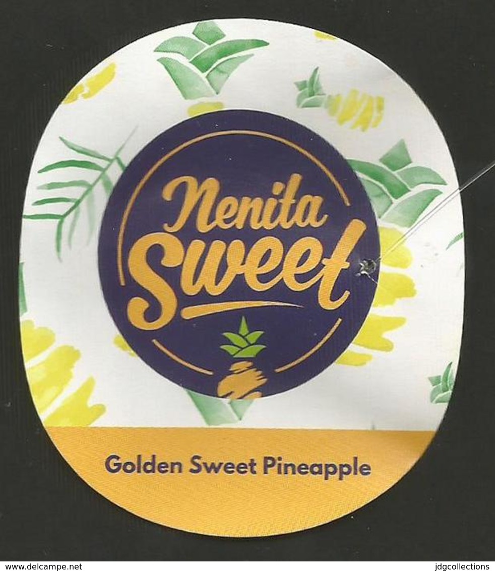 # PINEAPPLE NENITA SWEET OVAL Type Fruit Tag Balise Etiqueta Anhanger Ananas Pina Costa Rica - Fruits & Vegetables