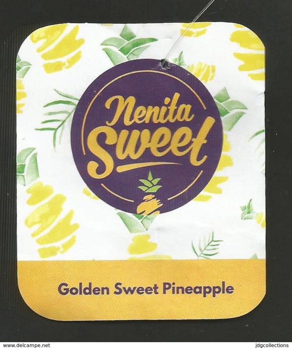 # PINEAPPLE NENITA SWEET SLIGHTLY OVAL Type Fruit Tag Balise Etiqueta Anhanger Ananas Pina Costa Rica - Fruits & Vegetables