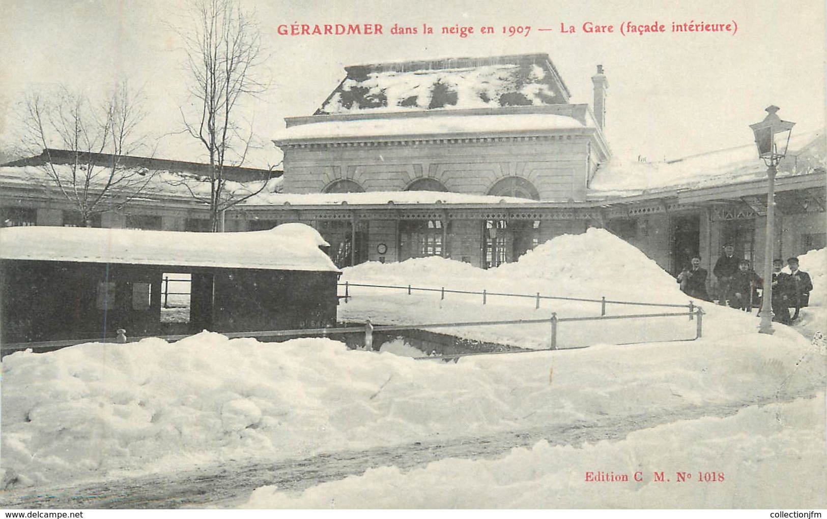 CPA FRANCE 88 " Gérardmer, La Gare Sous La Neige" - Gerardmer